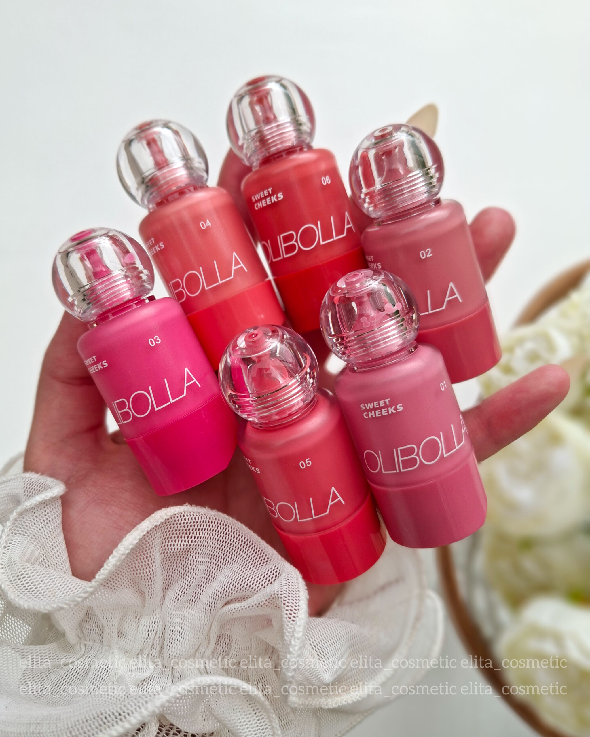 رژگونه دکمه‌ ای Olibolla